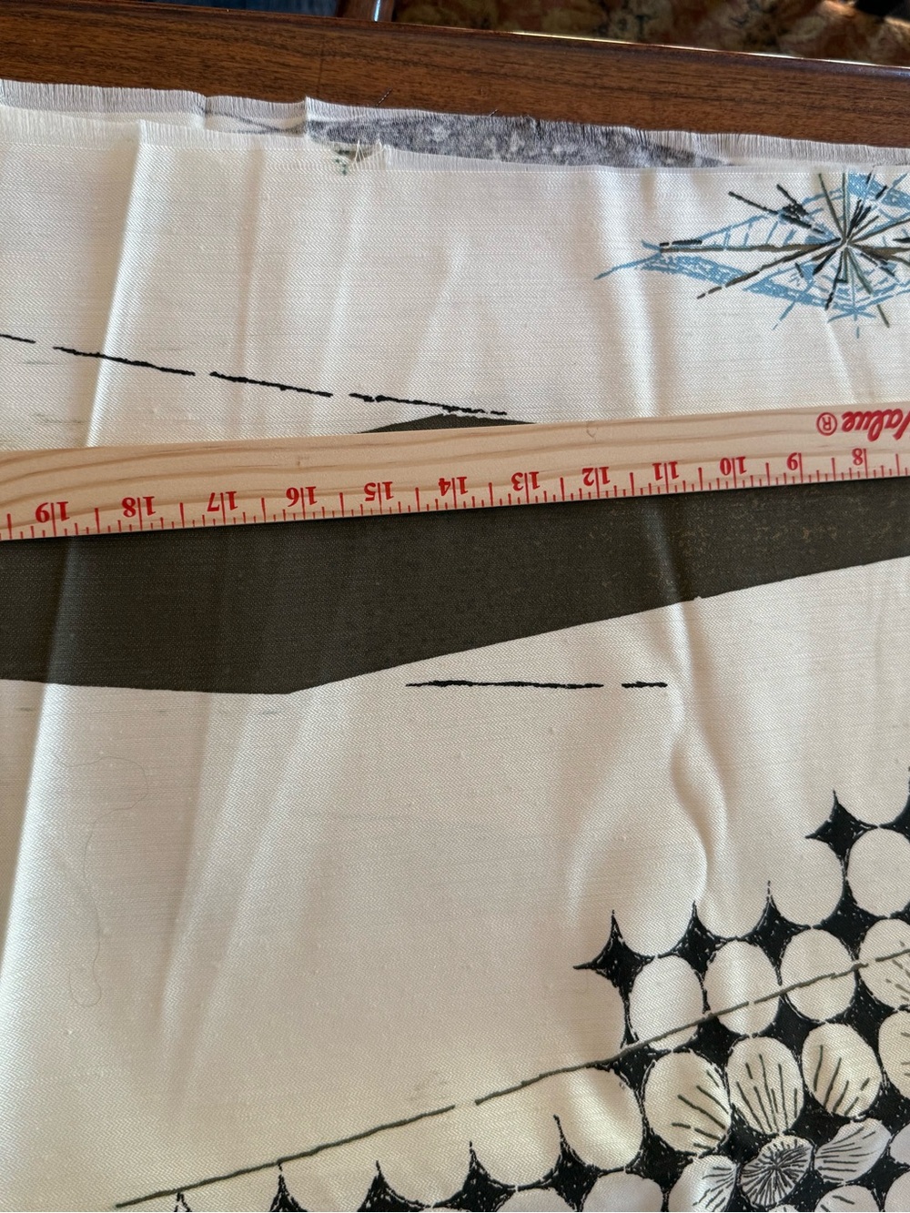 MCM silk/linen blend upholstery fabric
